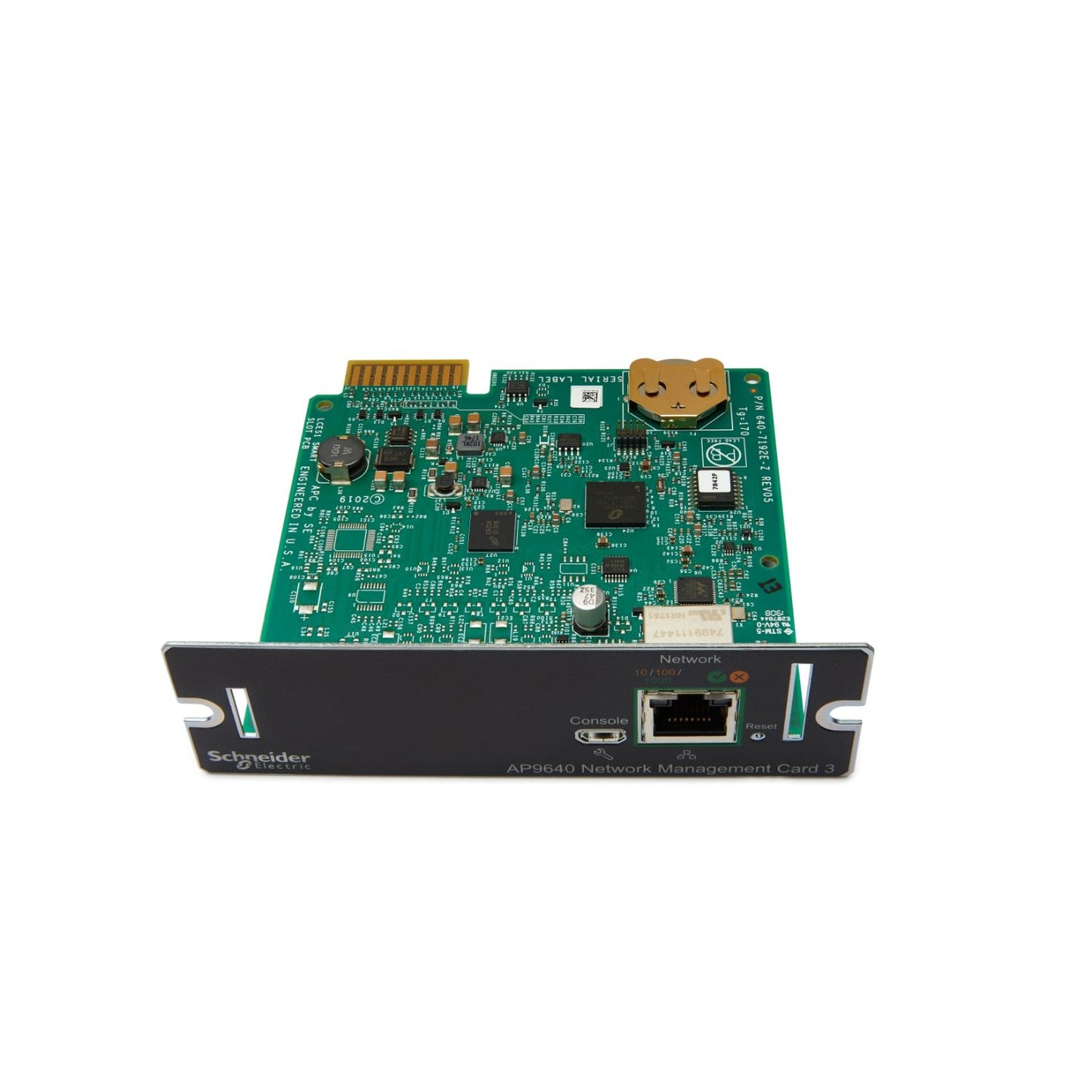APC UPS Network Management Card 3 (AP9640) — NMC3 SmartSlot Card for Remote UPS Monitoring