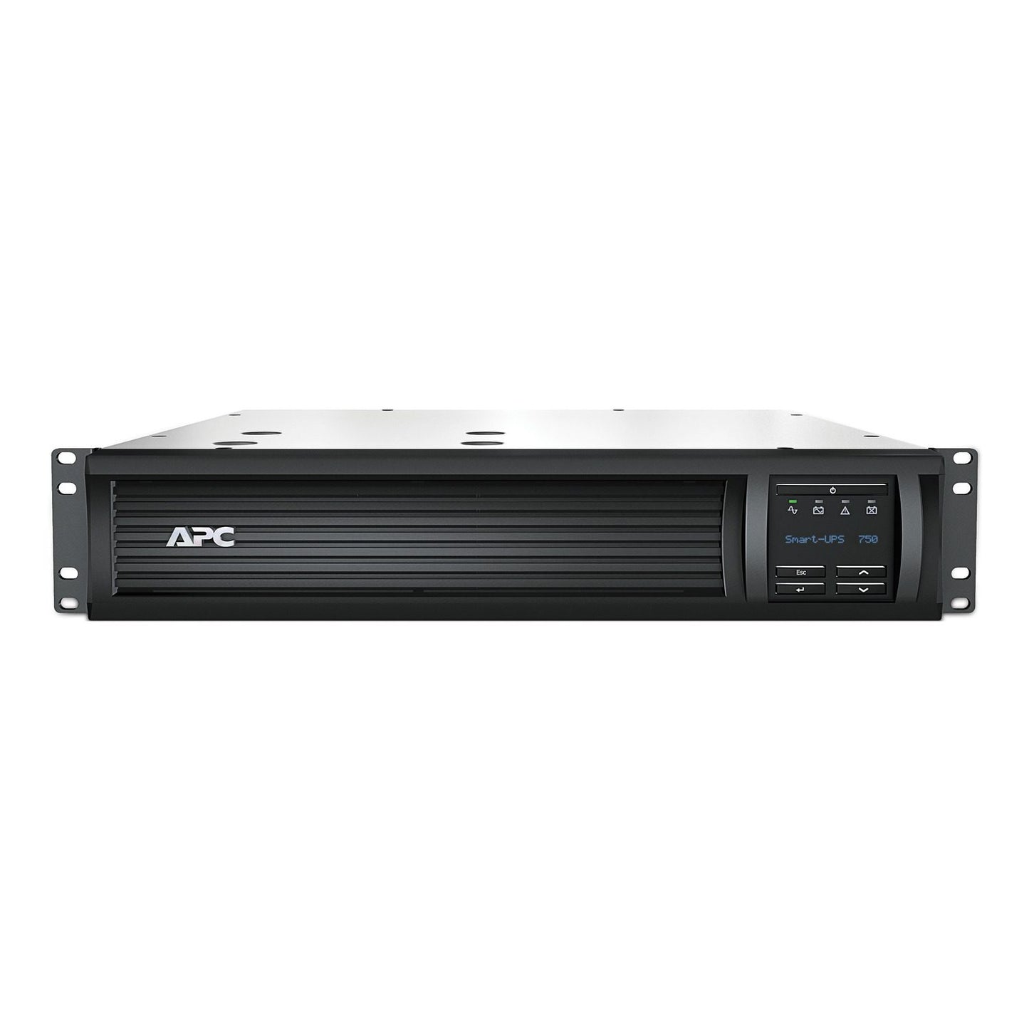 APC Smart-UPS SMT 750VA 2U Rackmount UPS — 120V, Line Interactive, SmartConnect, Network Card, AVR + LCD
