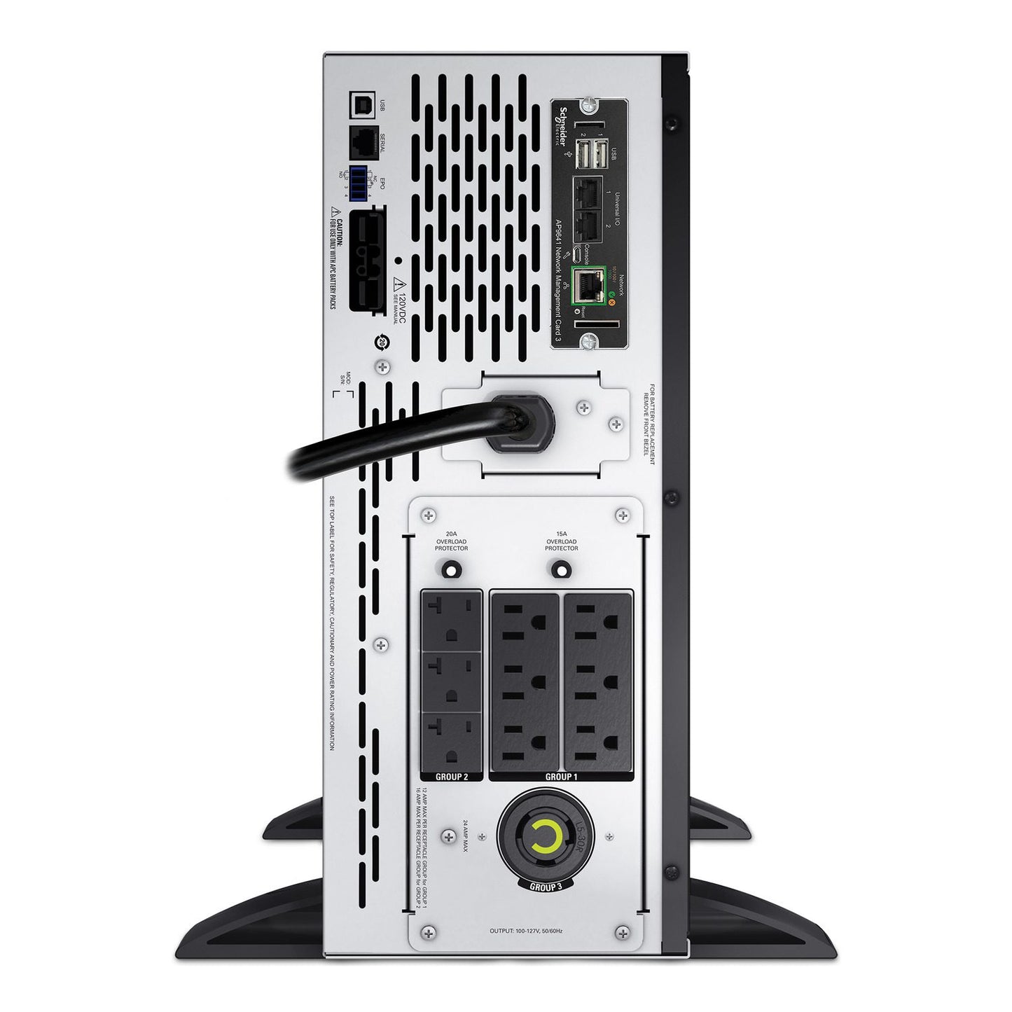 APC Smart-UPS X SMX 3kVA 4U Rack/Tower Convertible UPS — 120V (100-127V), Network Card, Extended Runtime Capable