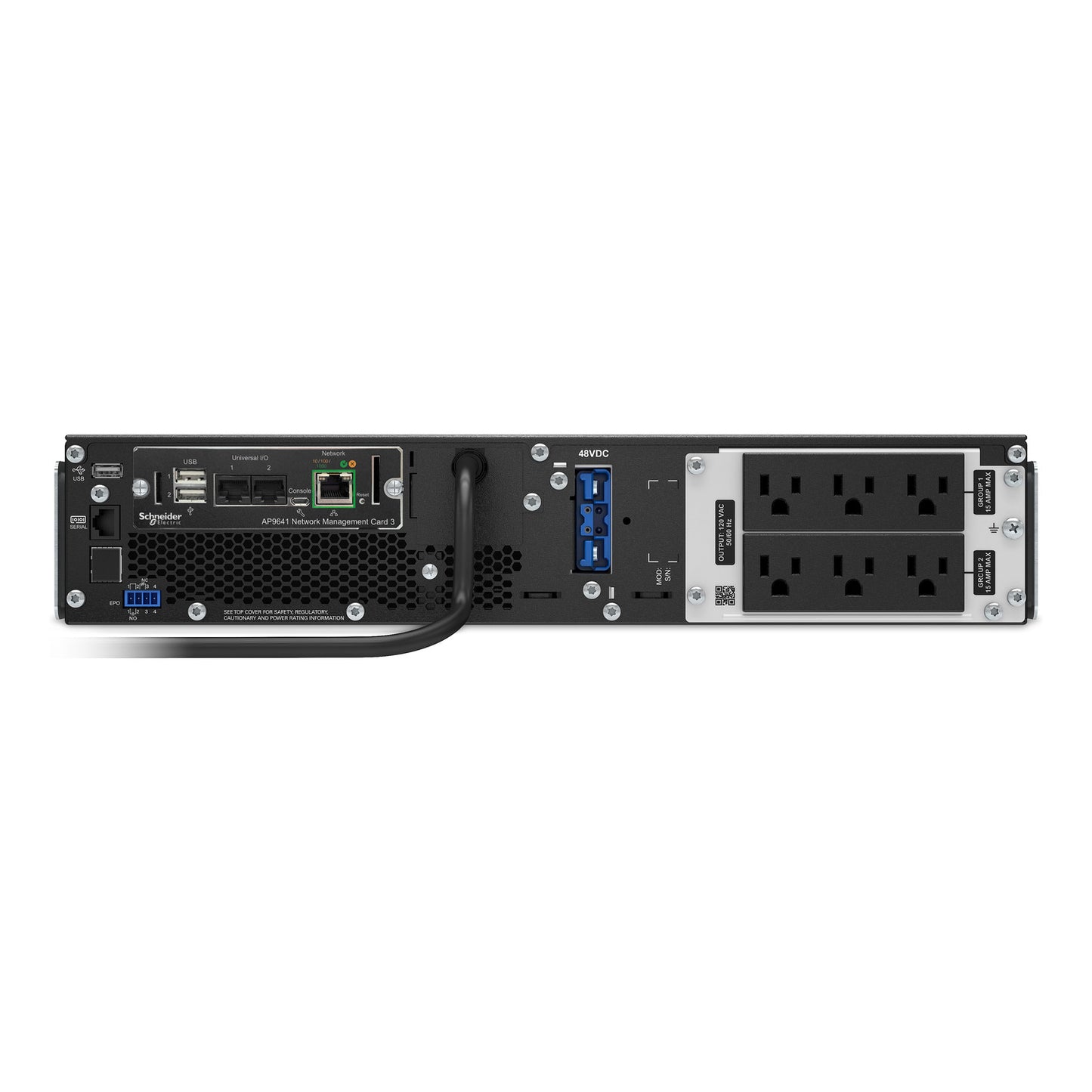 APC Smart-UPS SRT 1kVA 2U Rackmount Online UPS — 120V, Network Card Included, Double-Conversion