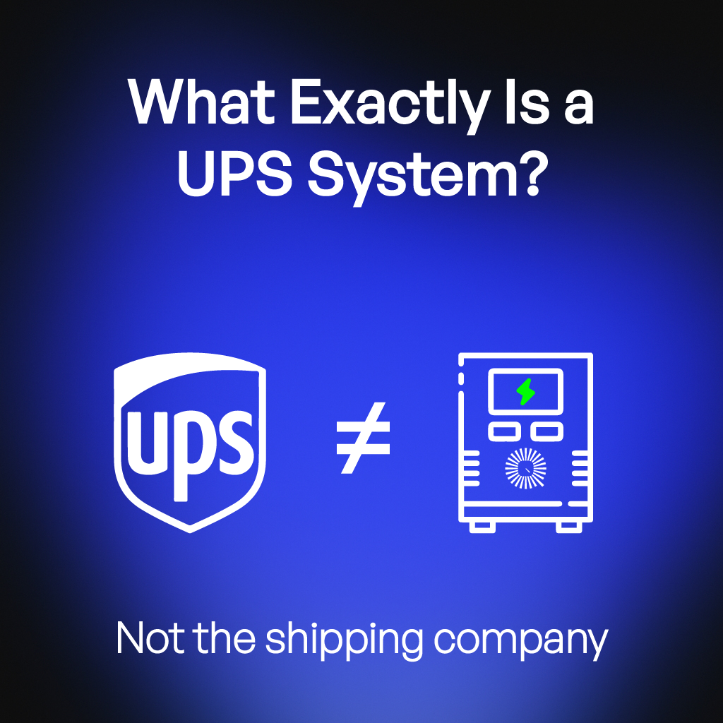 What exactly is a UPS? Isn’t that the name of a freight company? Do we even need it in the USA?