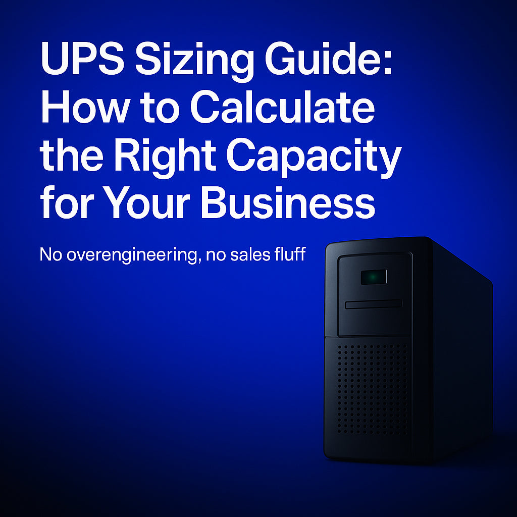 UPS Sizing Guide: How to Calculate the Right Capacity for Your Business