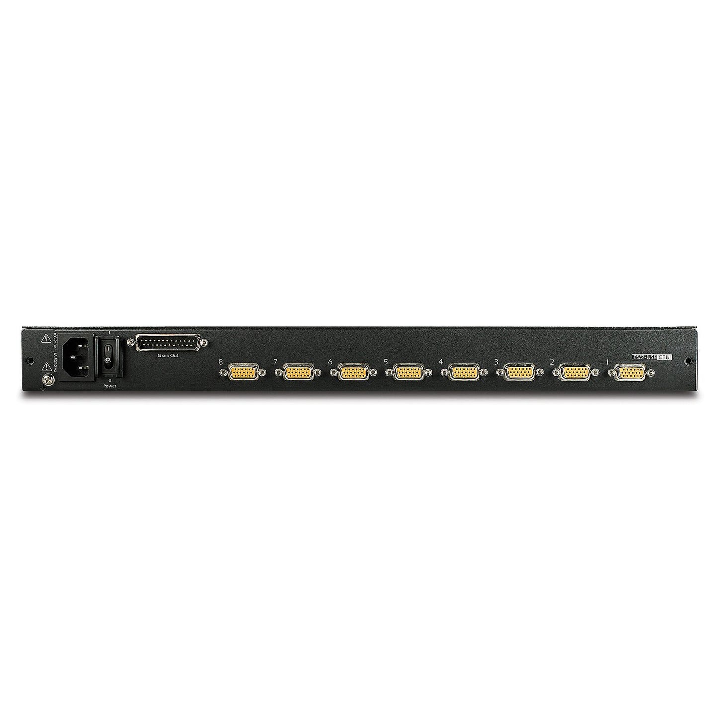 APC 17-Inch Rack LCD Console with 8-Port Analog KVM Switch (AP5808) — Integrated Multi-Server Access