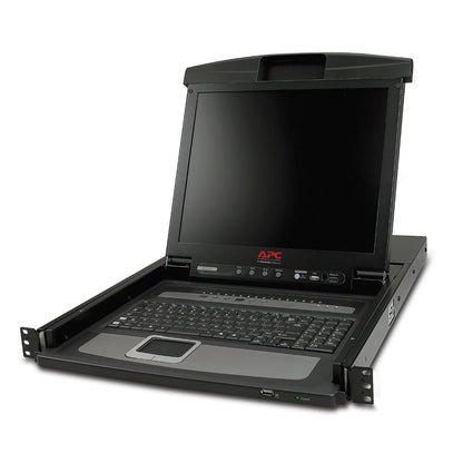 APC 17-Inch Rack LCD Console with 16-Port Analog KVM Switch (AP5816) — Integrated Multi-Server Access