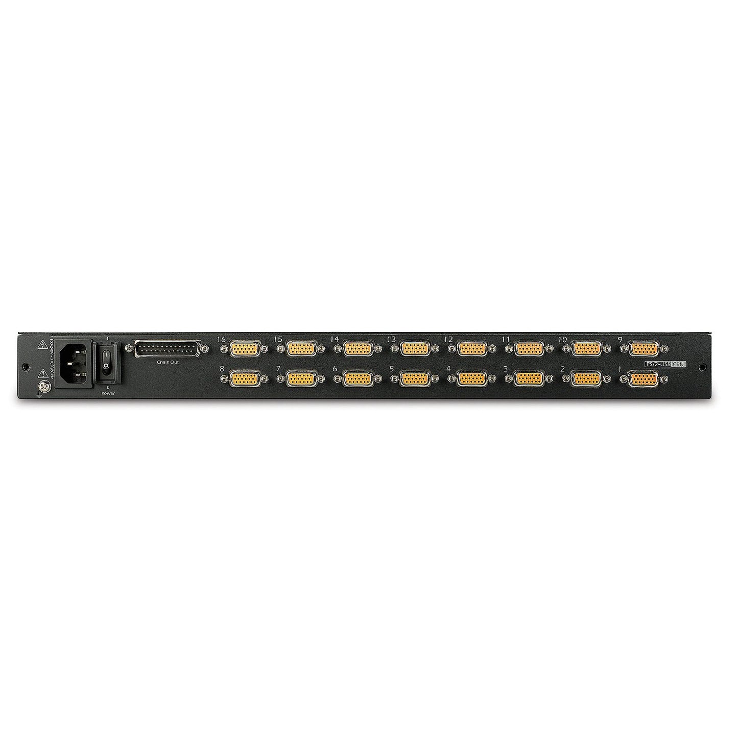APC 17-Inch Rack LCD Console with 16-Port Analog KVM Switch (AP5816) — Integrated Multi-Server Access