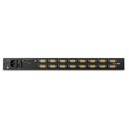 APC 17-Inch Rack LCD Console with 16-Port Analog KVM Switch (AP5816) — Integrated Multi-Server Access