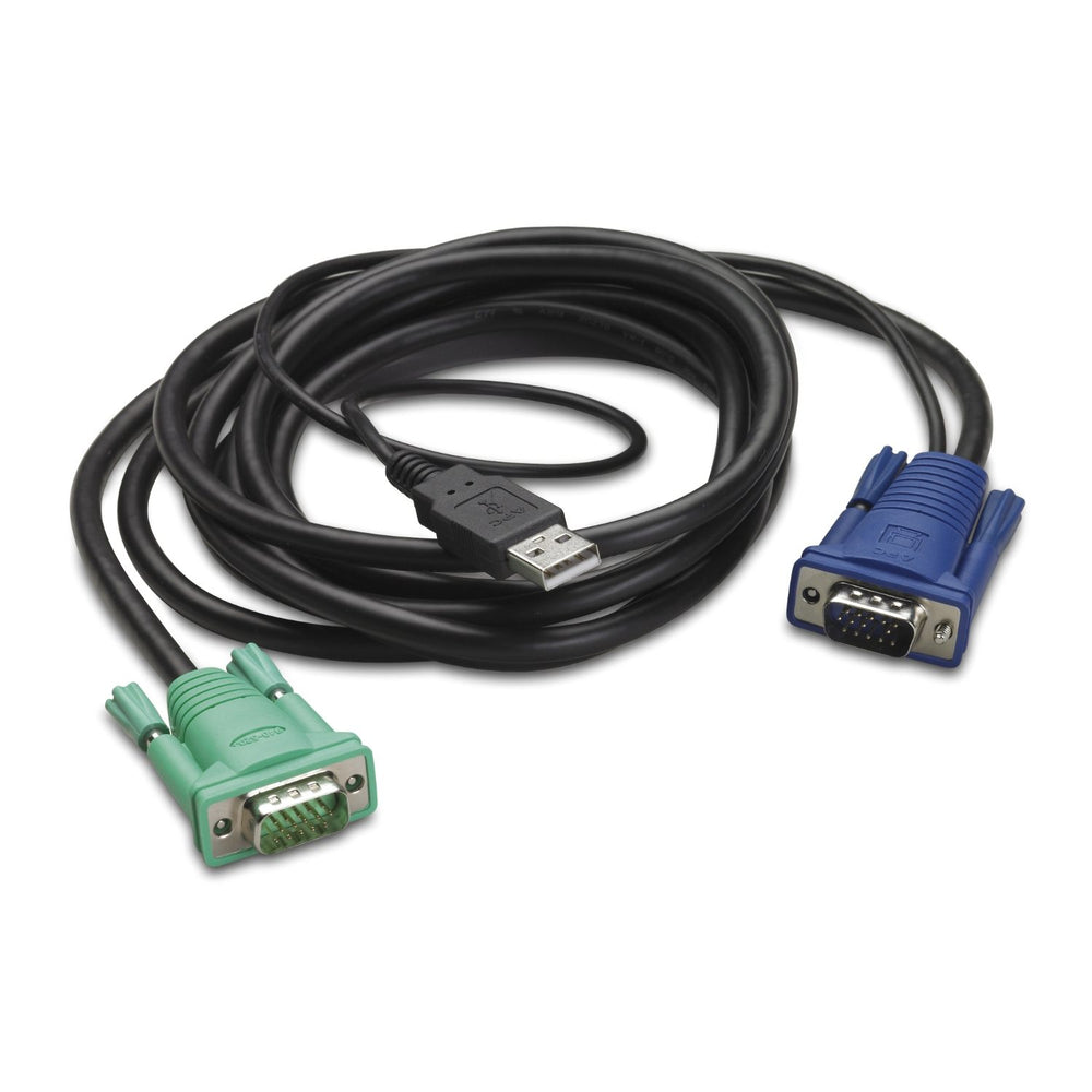 APC Integrated Rack LCD/KVM USB Cable — 10ft / 3m (AP5822)