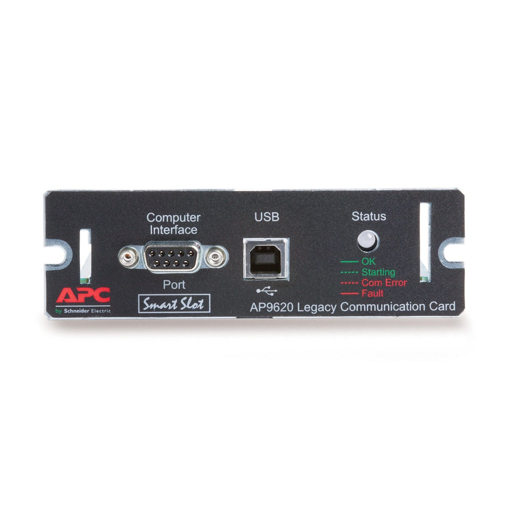 APC Legacy Communications SmartSlot Card (AP9620) — UPS-Link Protocol RS-232 + USB
