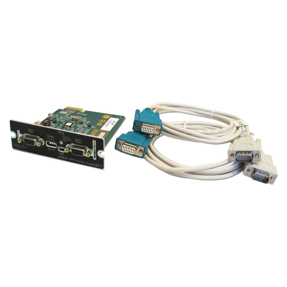 APC UPS Interface Expander 2 SmartSlot Card (AP9624) — 2x RS-232 for Multi-Server Shutdown