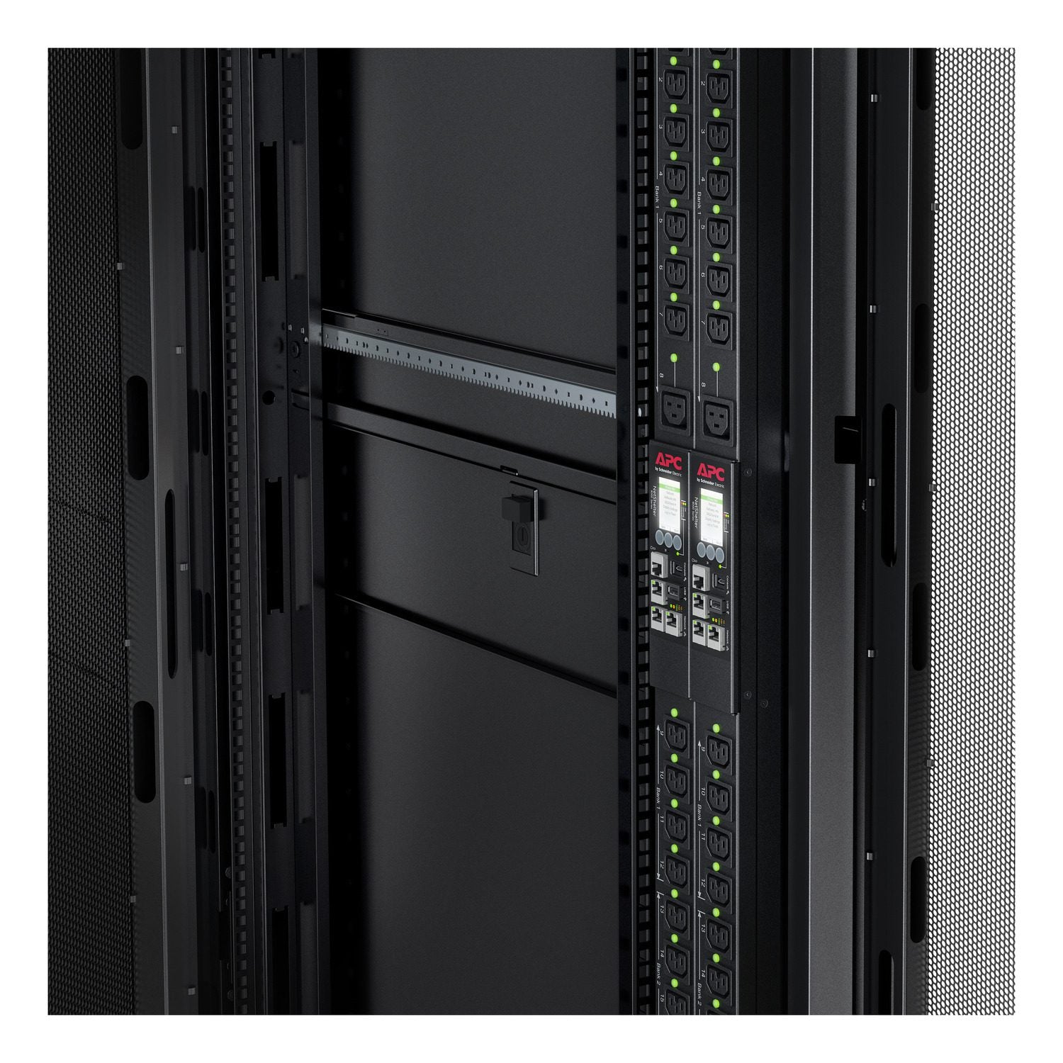 APC Rack PDU 9000 Switched ZeroU — 5.0kW, 208V, Per-Outlet Switching, NMC3, EcoStruxure IT
