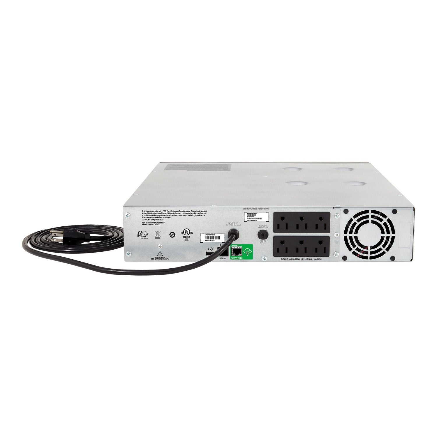 APC Smart-UPS C 1440VA 2U Rackmount UPS — 120V, SmartConnect, Line Interactive, TAA Compliant