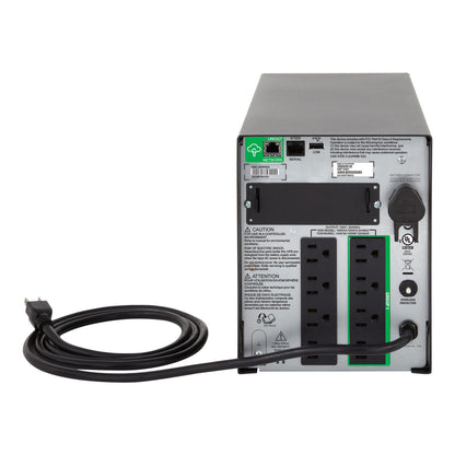 APC Smart-UPS SMT 1kVA Tower UPS — 120V, Line Interactive, SmartConnect, AVR + LCD