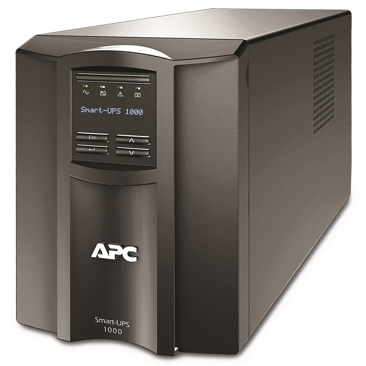 APC Smart-UPS SMT 1kVA Tower UPS — 120V, Line Interactive, SmartConnect, AVR + LCD, TAA Compliant