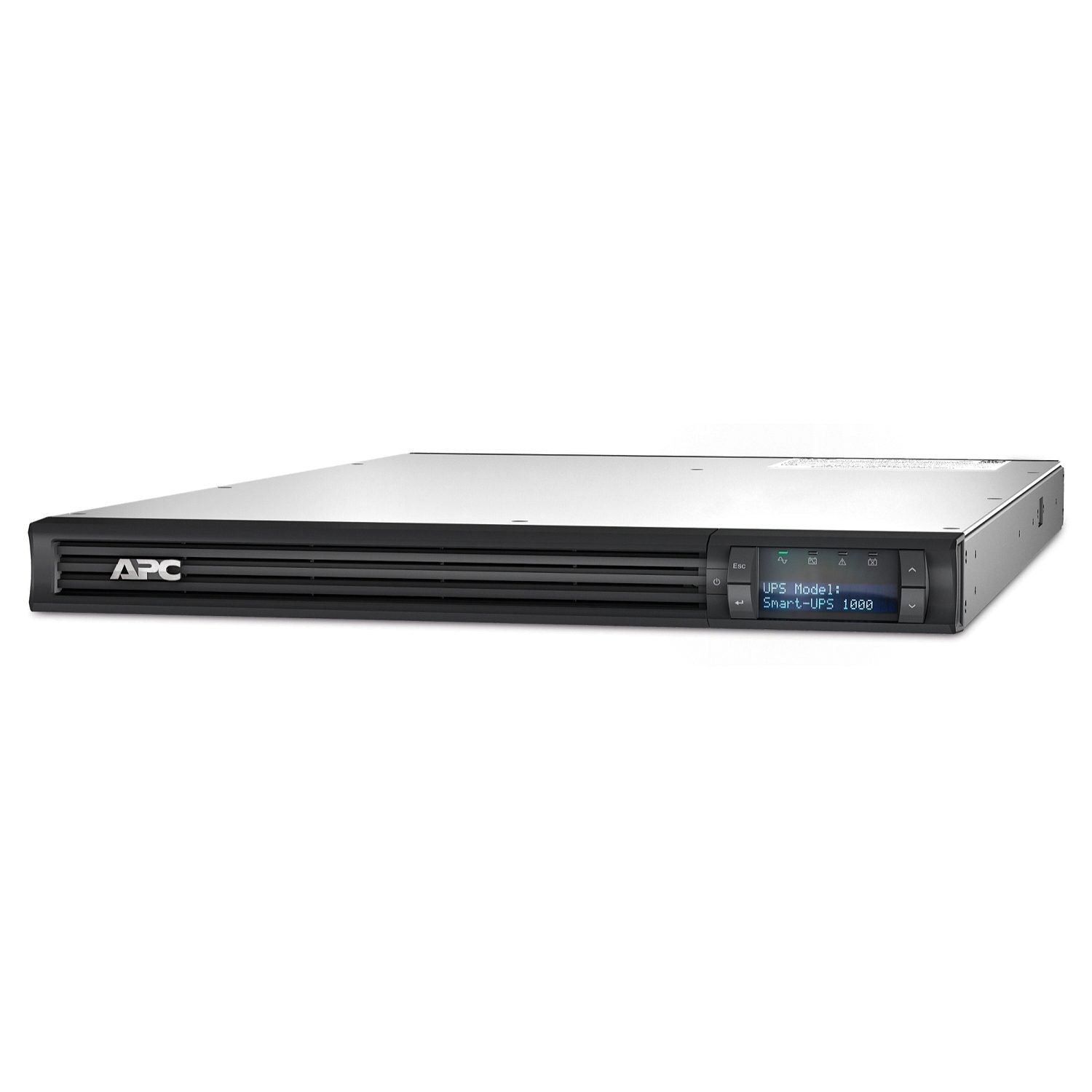 APC Smart-UPS SMT 1kVA 1U Rackmount UPS — 120V, Line Interactive, SmartSlot, AVR + LCD
