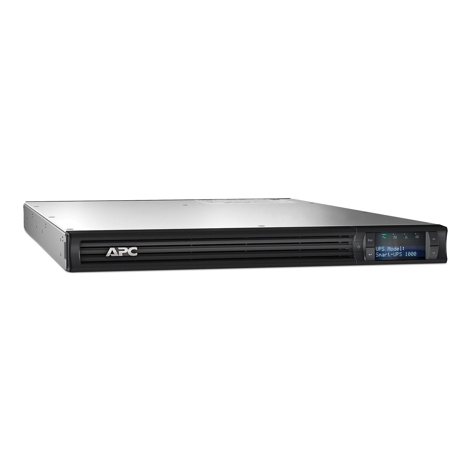 APC Smart-UPS SMT 1kVA 1U Rackmount UPS — 120V, Line Interactive, SmartSlot, AVR + LCD