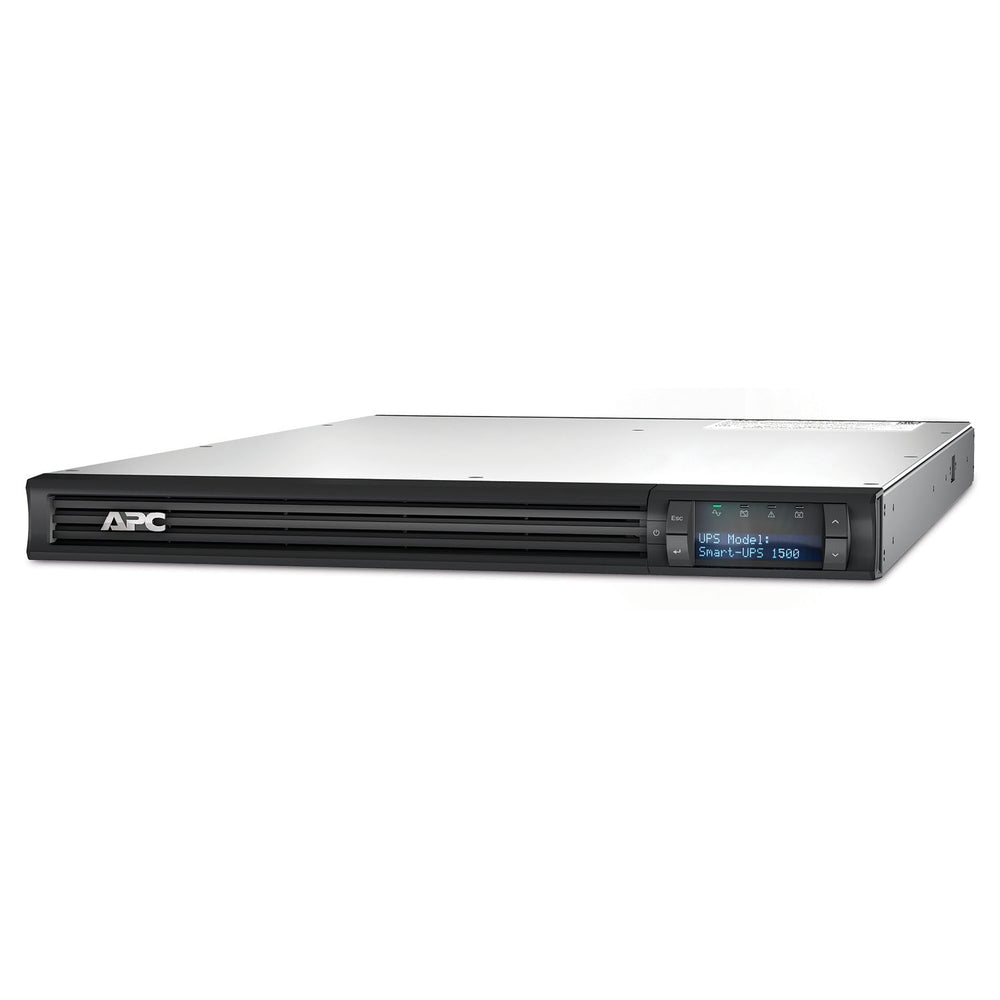 APC Smart-UPS SMT 1500VA 1U Rackmount UPS — 120V, Line Interactive, SmartConnect, AVR + LCD