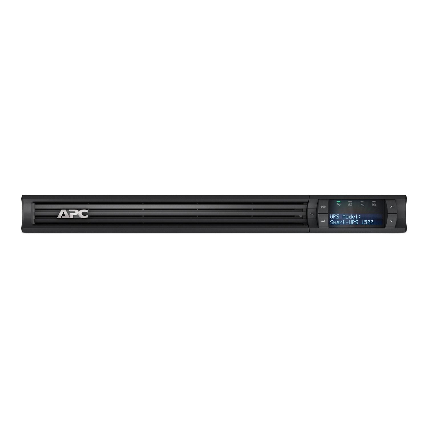 APC Smart-UPS SMT 1500VA 1U Rackmount UPS — 230V, Line Interactive, SmartSlot, AVR + LCD