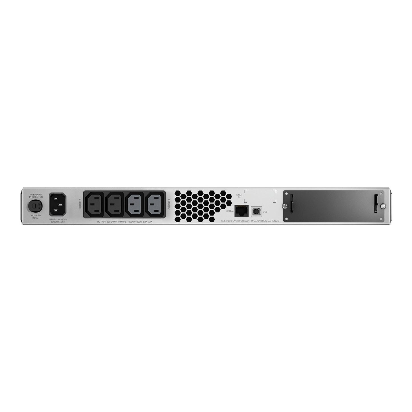 APC Smart-UPS SMT 1500VA 1U Rackmount UPS — 230V, Line Interactive, SmartSlot, AVR + LCD
