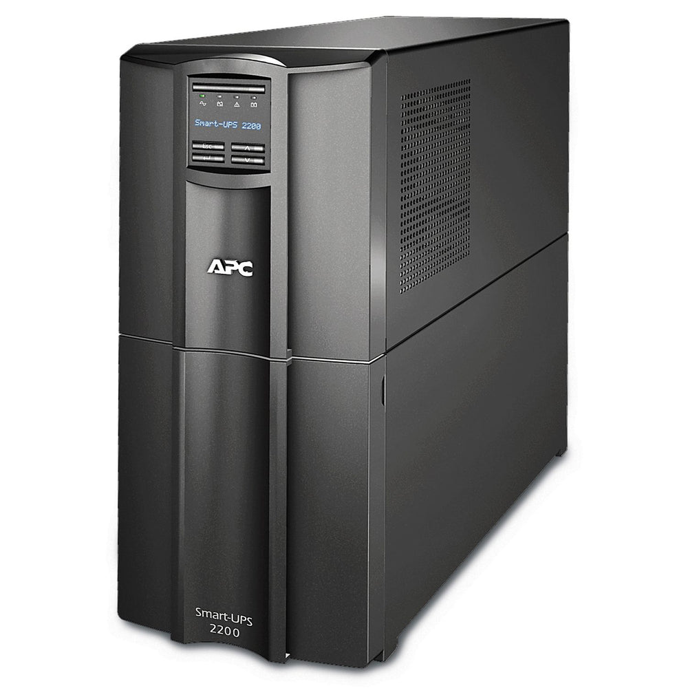 APC Smart-UPS SMT 2200VA Tower UPS — 120V, Line Interactive, SmartConnect, AVR + LCD, TAA Compliant