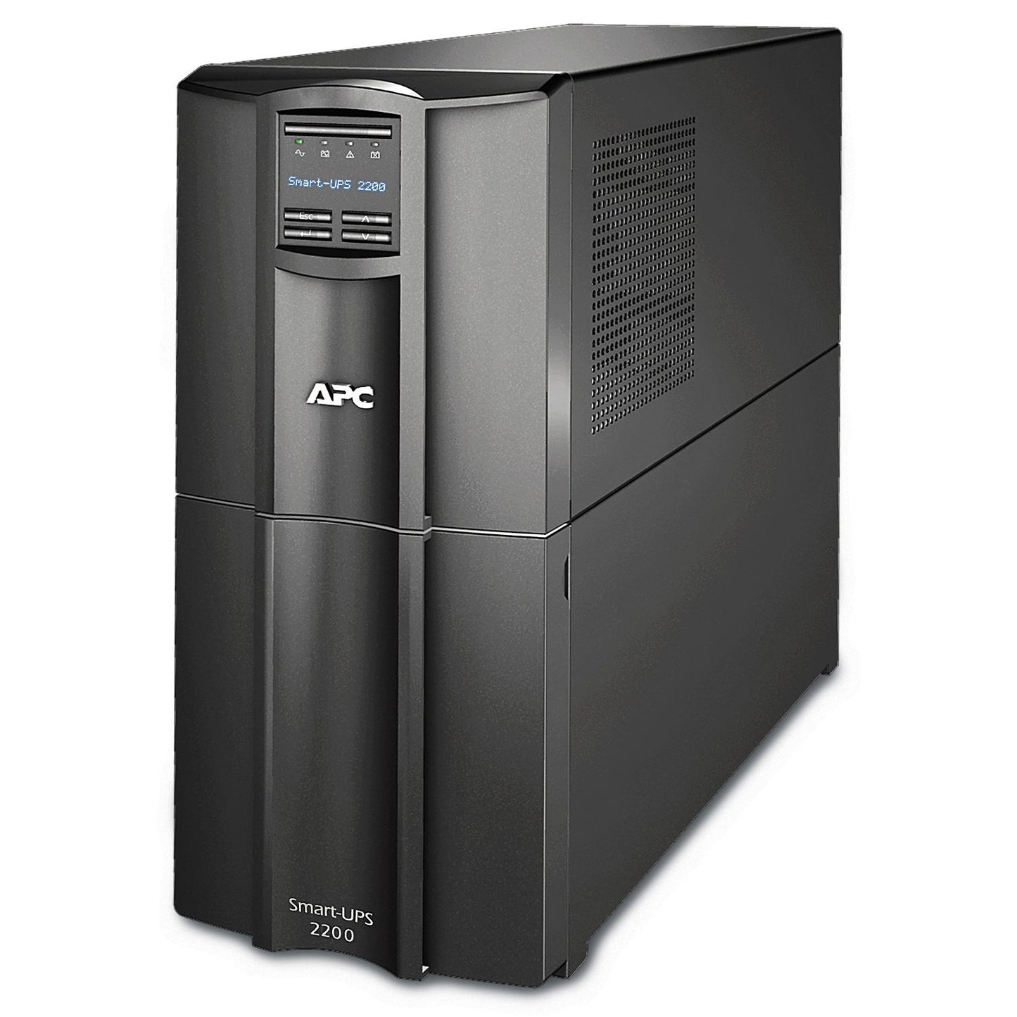 APC Smart-UPS SMT 2200VA Tower UPS — 120V, Line Interactive, SmartConnect, AVR + LCD, TAA Compliant