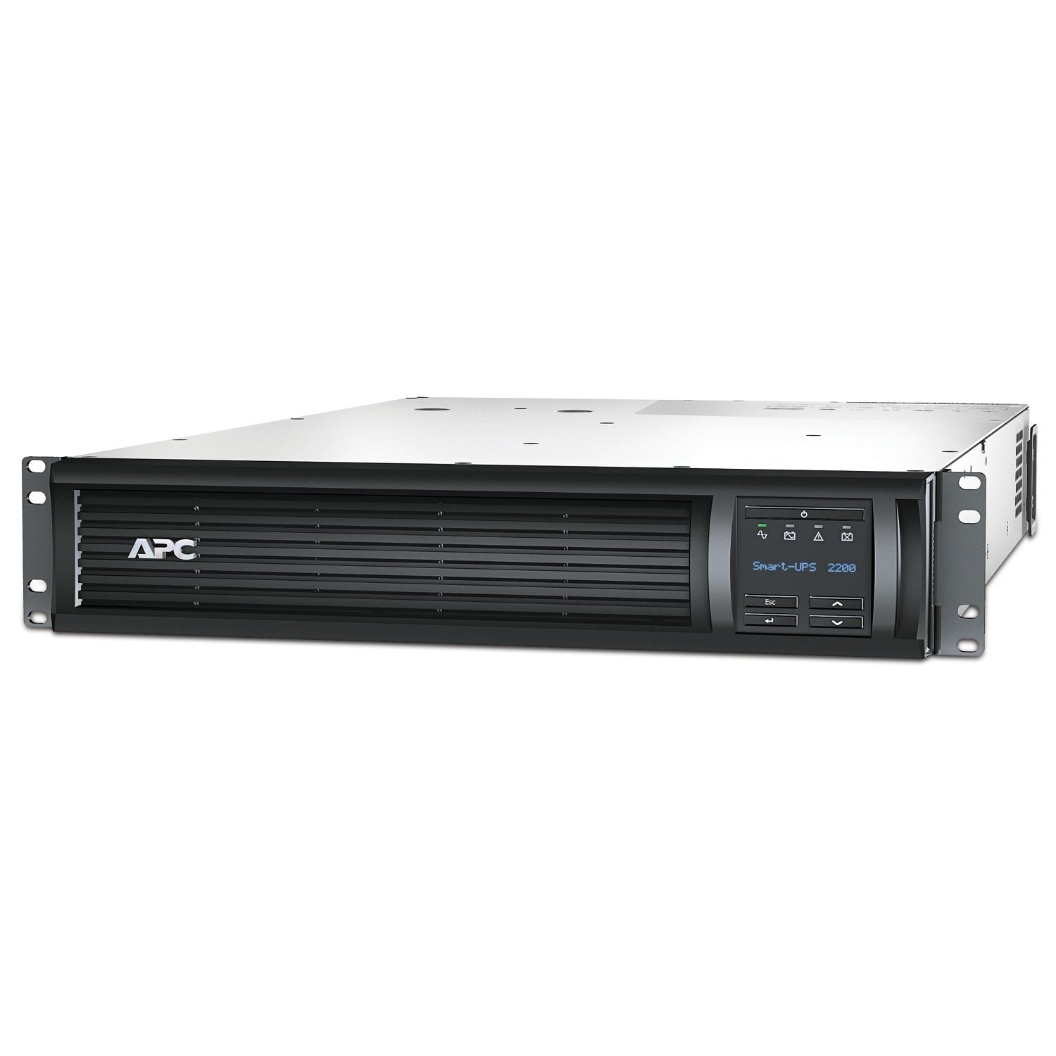 APC Smart-UPS SMT 2200VA 2U Rackmount UPS — 120V, Line Interactive, SmartConnect, Network Card, AVR + LCD