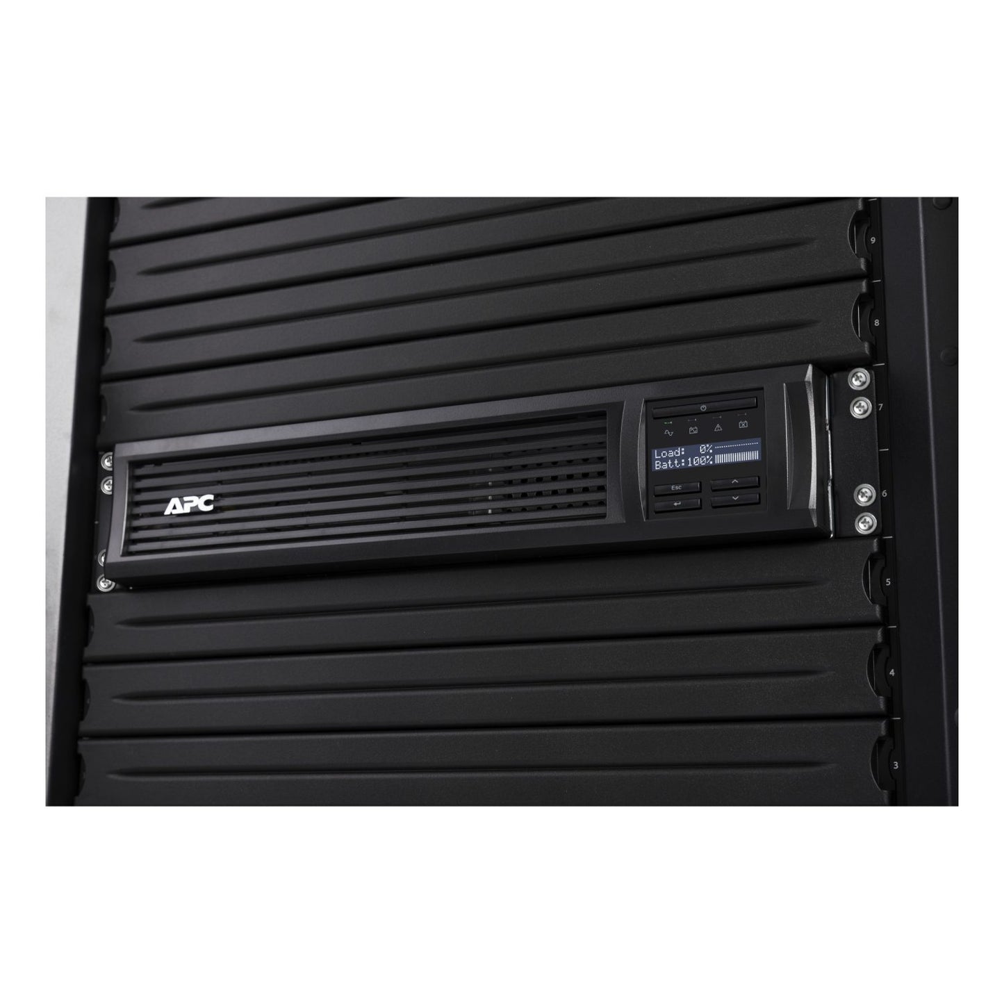 APC Smart-UPS SMT 2200VA 2U Rackmount UPS — 120V, Line Interactive, SmartConnect, Network Card, AVR + LCD