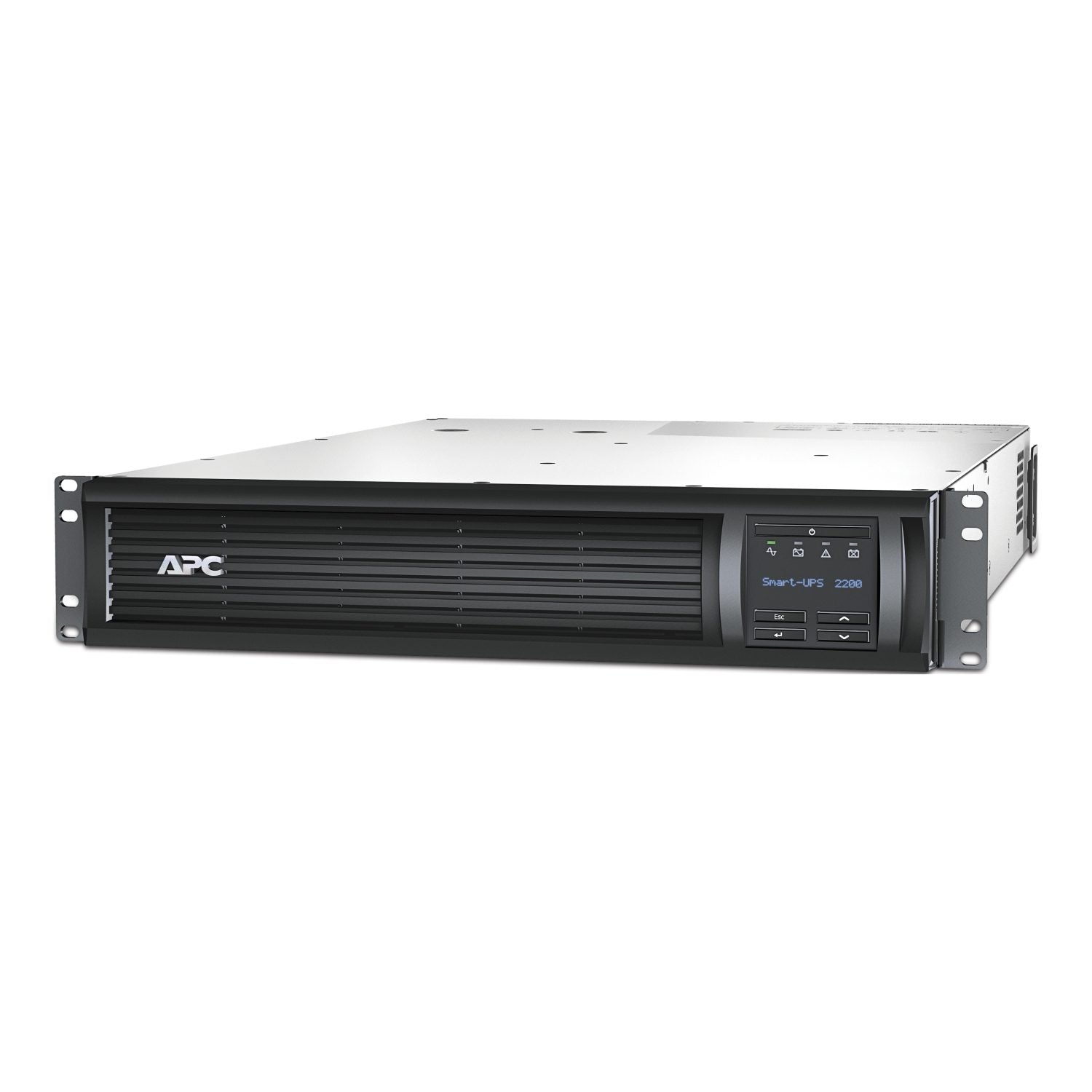 APC Smart-UPS SMT 2200VA 2U Rackmount UPS — 120V, Line Interactive, SmartSlot, AVR + LCD, TAA Compliant