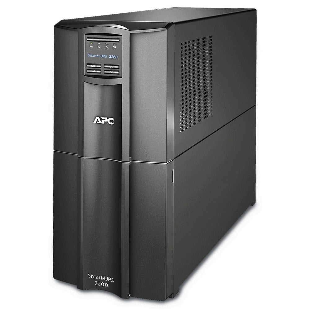 APC Smart-UPS SMT 2200VA Tower UPS — 120V, Line Interactive, SmartSlot, AVR + LCD, TAA Compliant