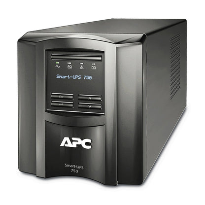 APC Smart-UPS SMT 750VA Tower UPS — 120V, Line Interactive, SmartConnect, AVR + LCD