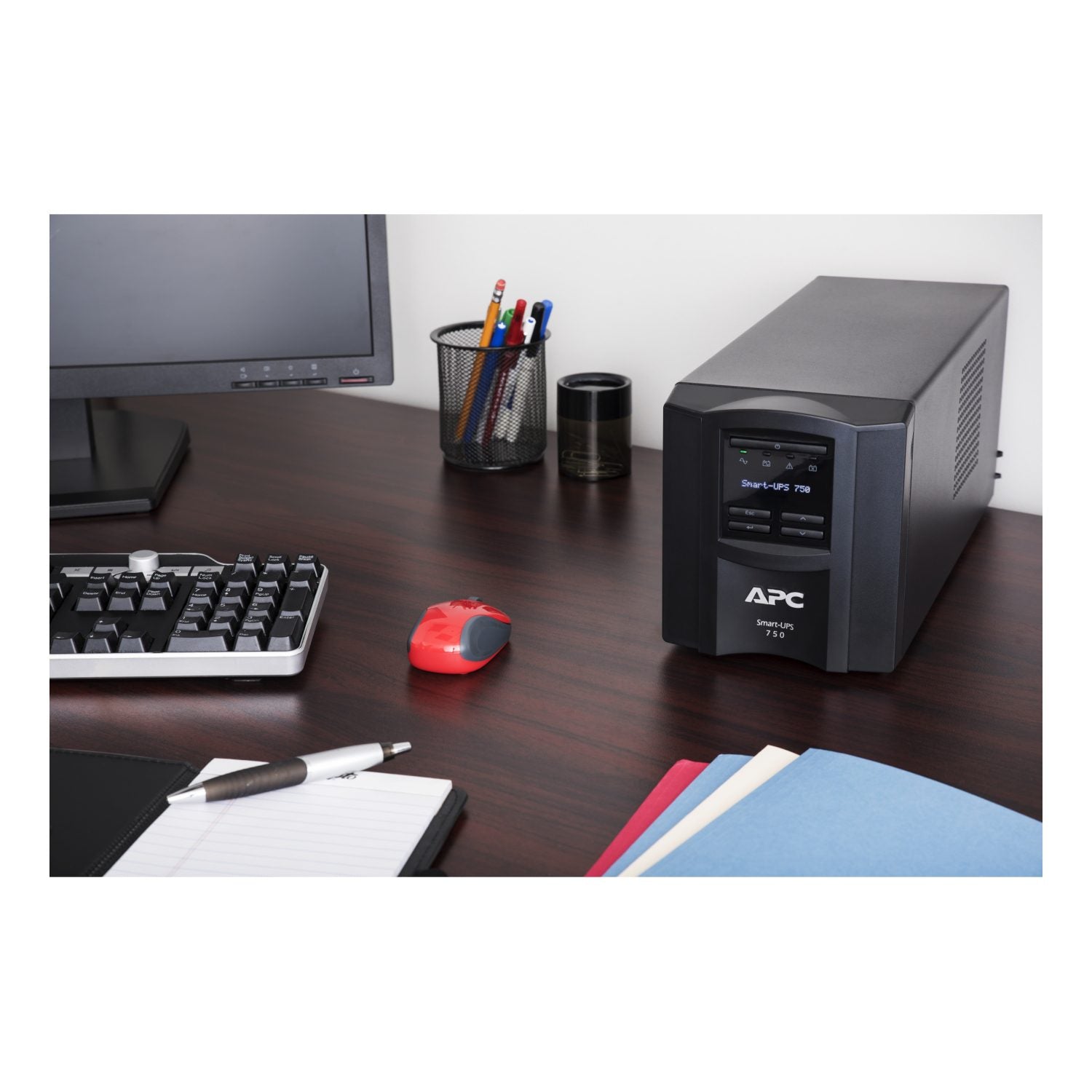 APC Smart-UPS SMT 750VA Tower UPS — 120V, Line Interactive, SmartConnect, AVR + LCD