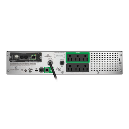 APC Smart-UPS SMT 750VA 2U Rackmount UPS — 120V, Line Interactive, SmartConnect, Network Card, AVR + LCD