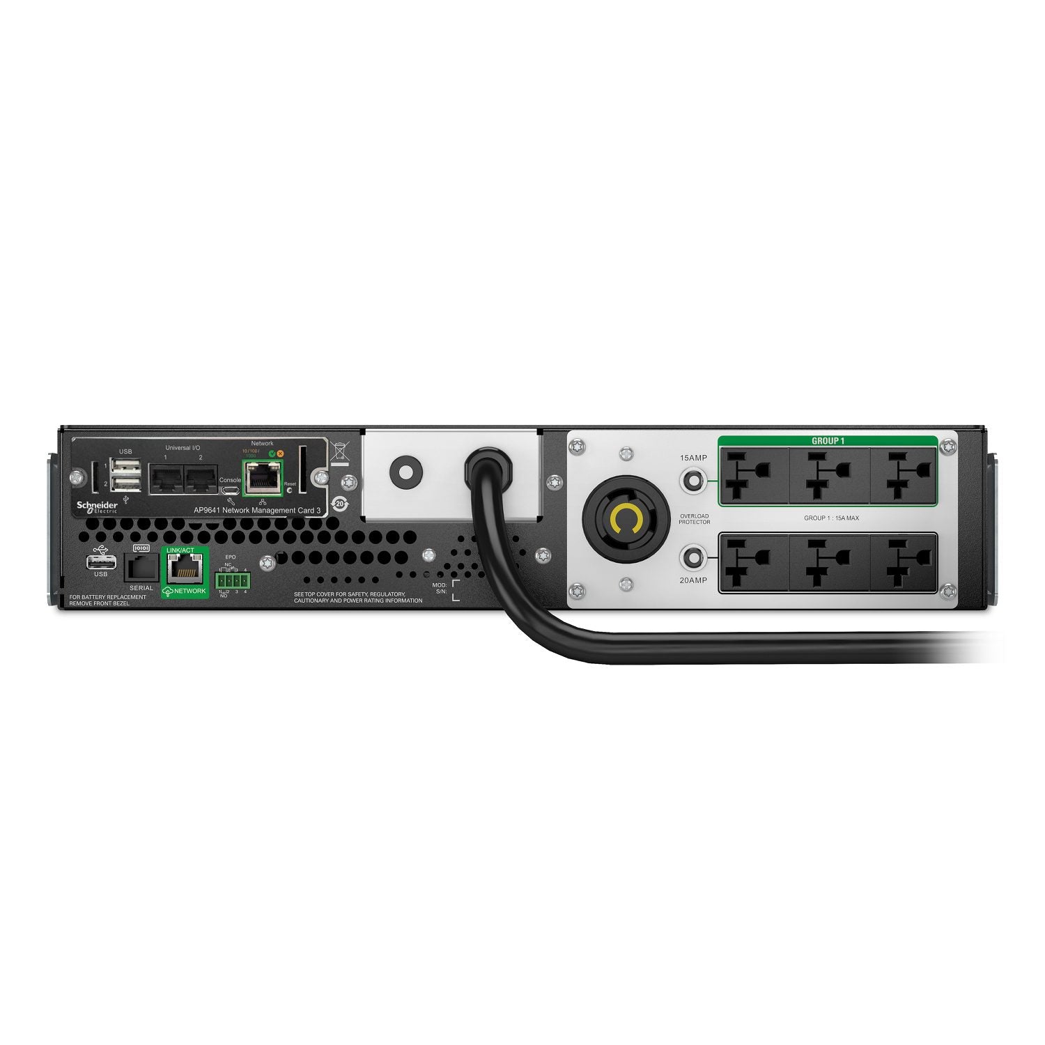 APC Smart-UPS SMT 2200VA Li-Ion 2U Rackmount UPS — 120V, Line Interactive, SmartConnect, Network Card