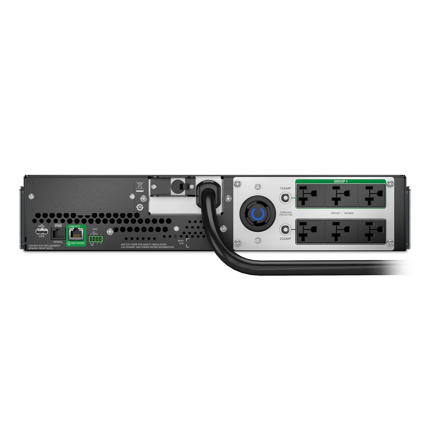 APC Smart-UPS SMT 3kVA Li-Ion 2U Rackmount UPS — 120V, Line Interactive, SmartConnect