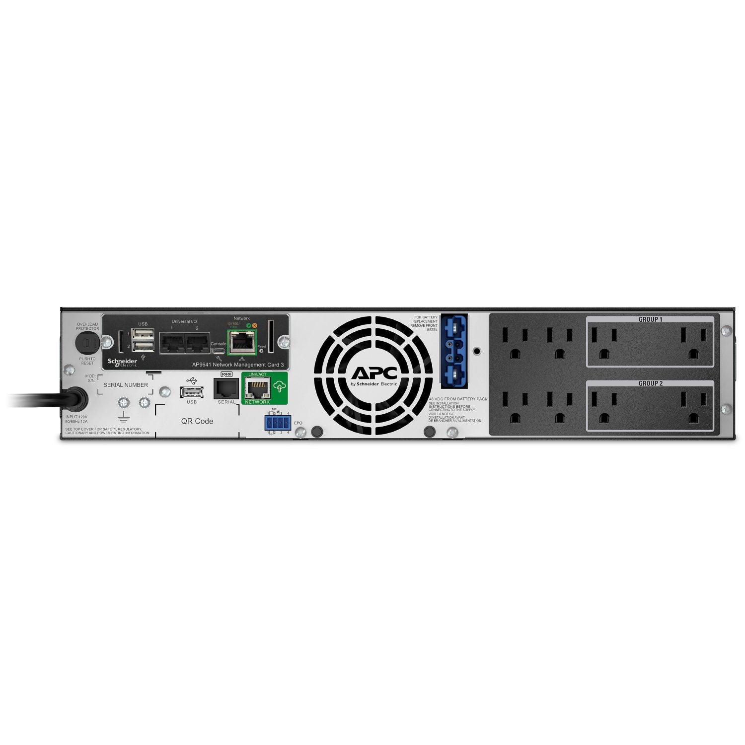 APC Smart-UPS X SMX 1kVA 2U Rack/Tower Convertible UPS — 120V, Network Card, Extended Runtime Capable