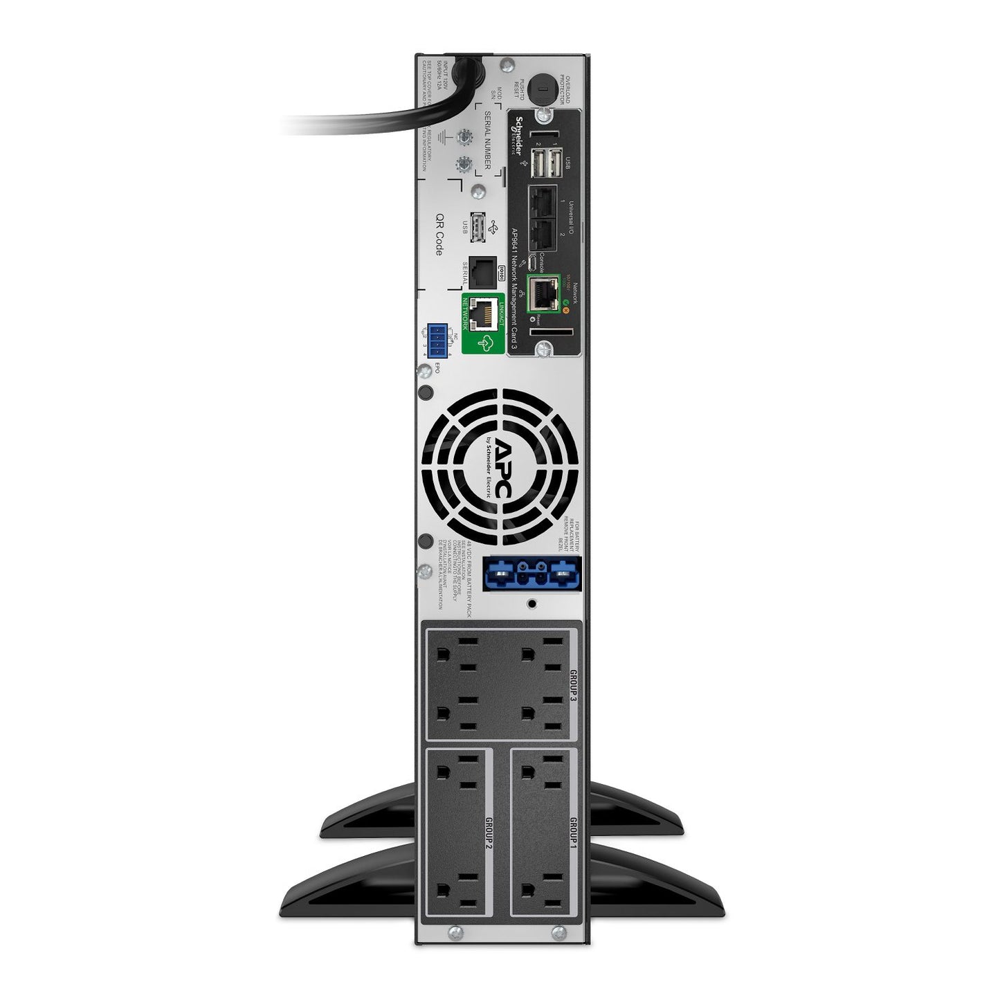 APC Smart-UPS X SMX 1500VA 2U Rack/Tower Convertible UPS — 120V, Network Card, Extended Runtime Capable, TAA Compliant