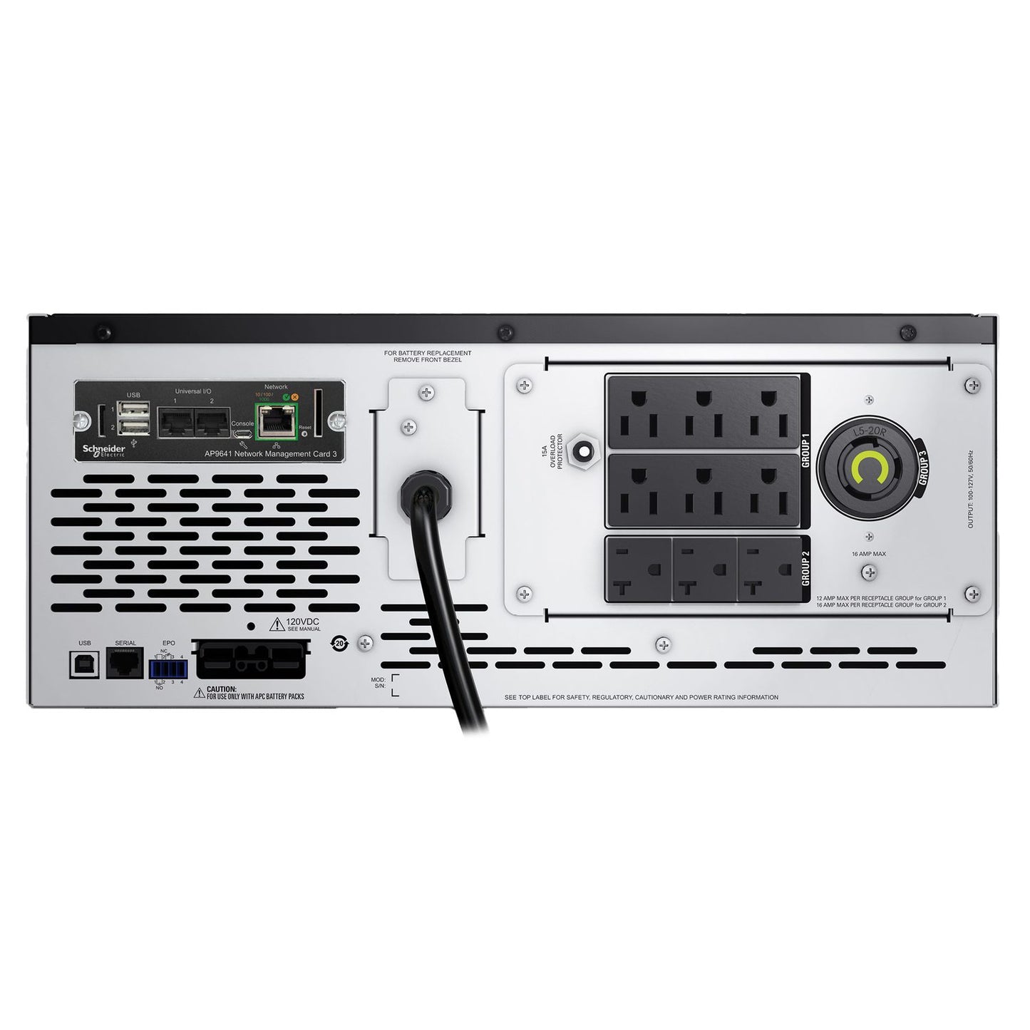 APC Smart-UPS X SMX 2kVA 4U Rack/Tower Convertible UPS — 120V (100-127V), Network Card, Extended Runtime Capable