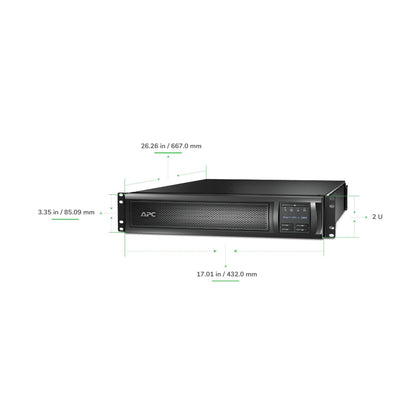 APC Smart-UPS X SMX 2kVA 2U Rack/Tower Convertible UPS — 120V (100-127V), SmartSlot, Extended Runtime Capable