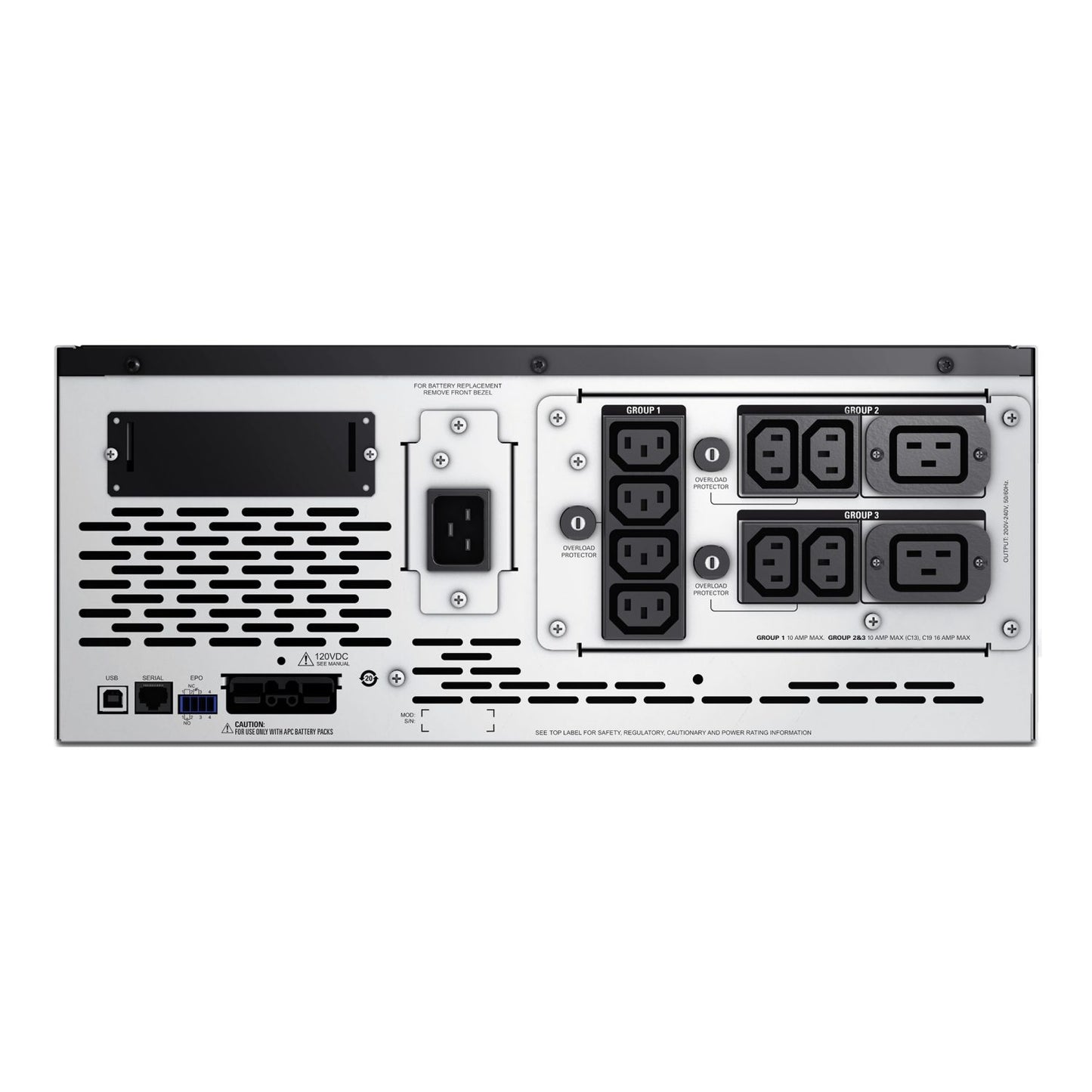 APC Smart-UPS X SMX 2200VA 4U Rack/Tower Convertible UPS — 208-230V, SmartSlot, Extended Runtime Capable