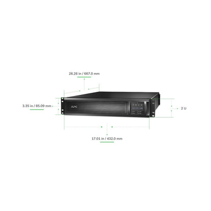 APC Smart-UPS X SMX 2200VA 2U Rack/Tower Convertible UPS — 120V (100-127V), SmartSlot, Extended Runtime Capable