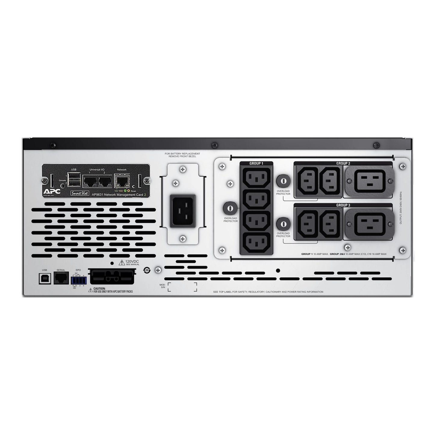 APC Smart-UPS X SMX 3kVA 4U Rack/Tower Convertible UPS — 208-230V, Network Card, Extended Runtime Capable