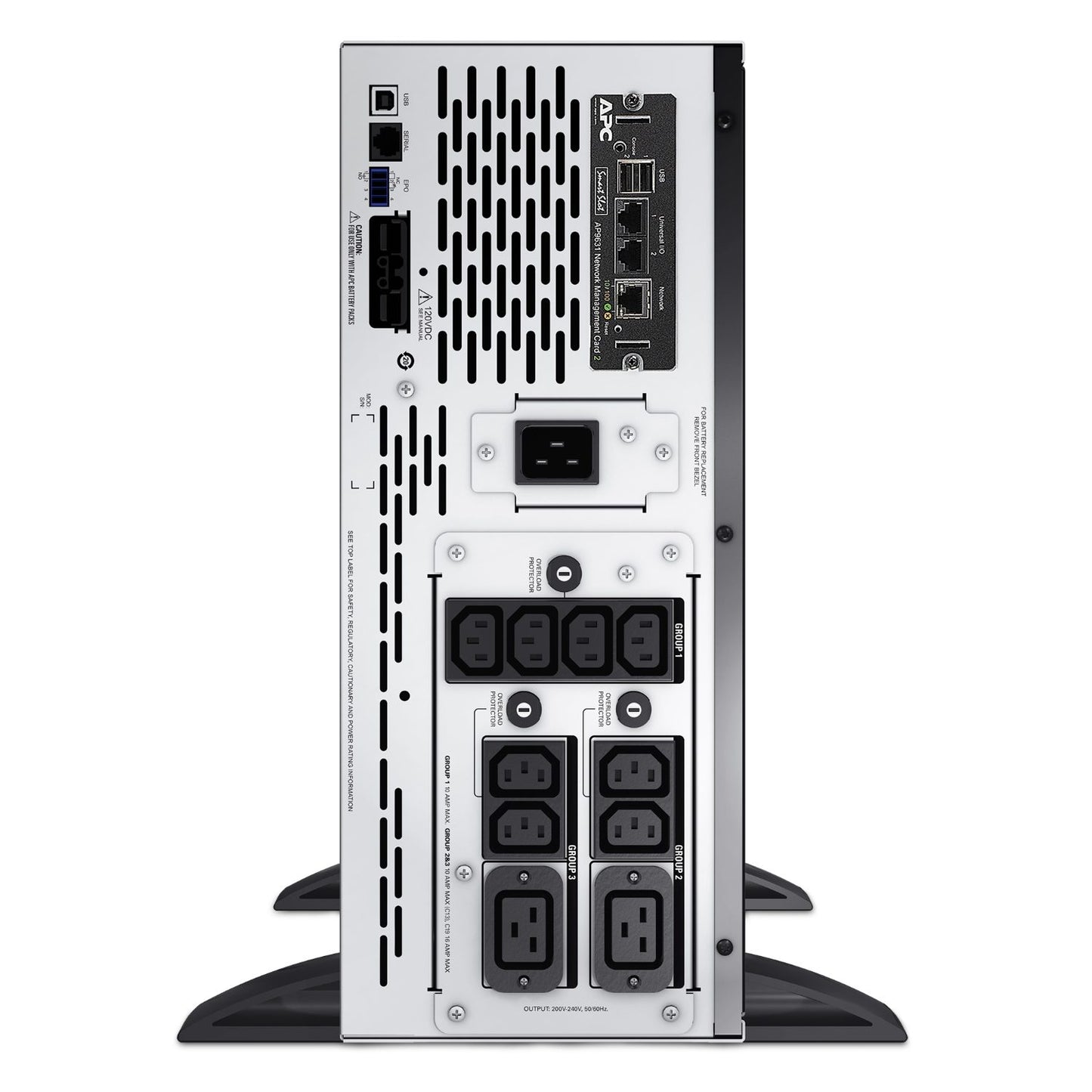 APC Smart-UPS X SMX 3kVA 4U Rack/Tower Convertible UPS — 208-230V, Network Card, Extended Runtime Capable