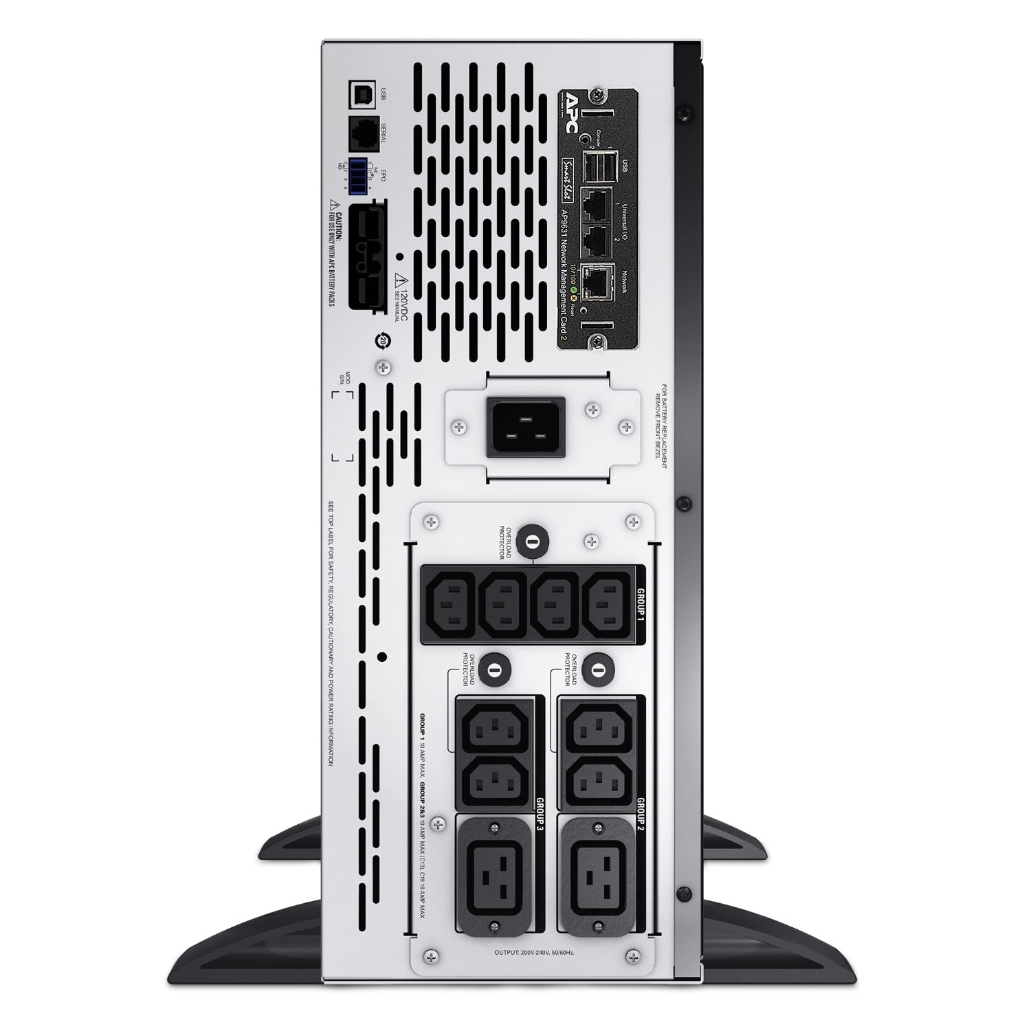 APC Smart-UPS X SMX 3kVA 4U Rack/Tower Convertible UPS — 208-230V, Network Card, Extended Runtime Capable