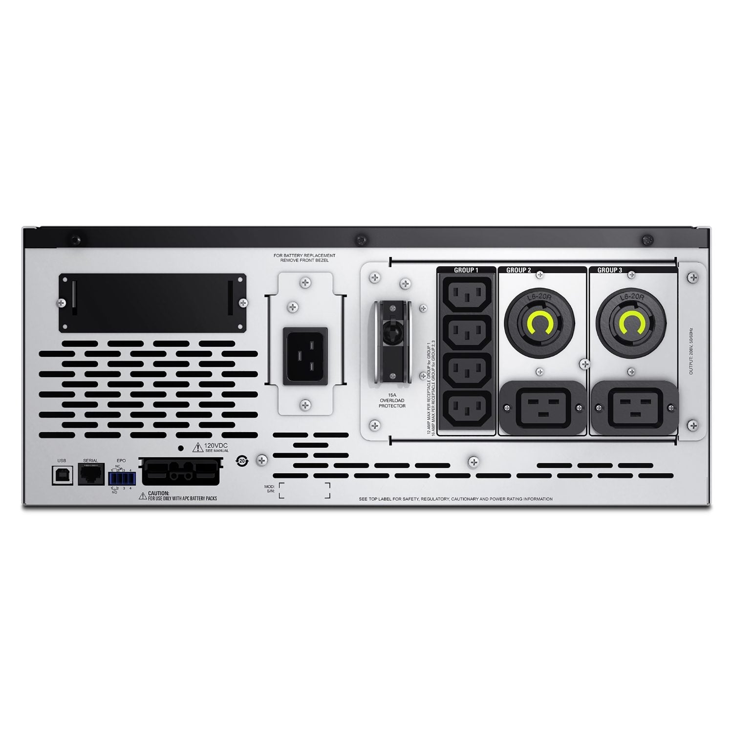 APC Smart-UPS X SMX 3kVA 4U Rack/Tower Convertible UPS — 208V, SmartSlot, Extended Runtime Capable, TAA Compliant