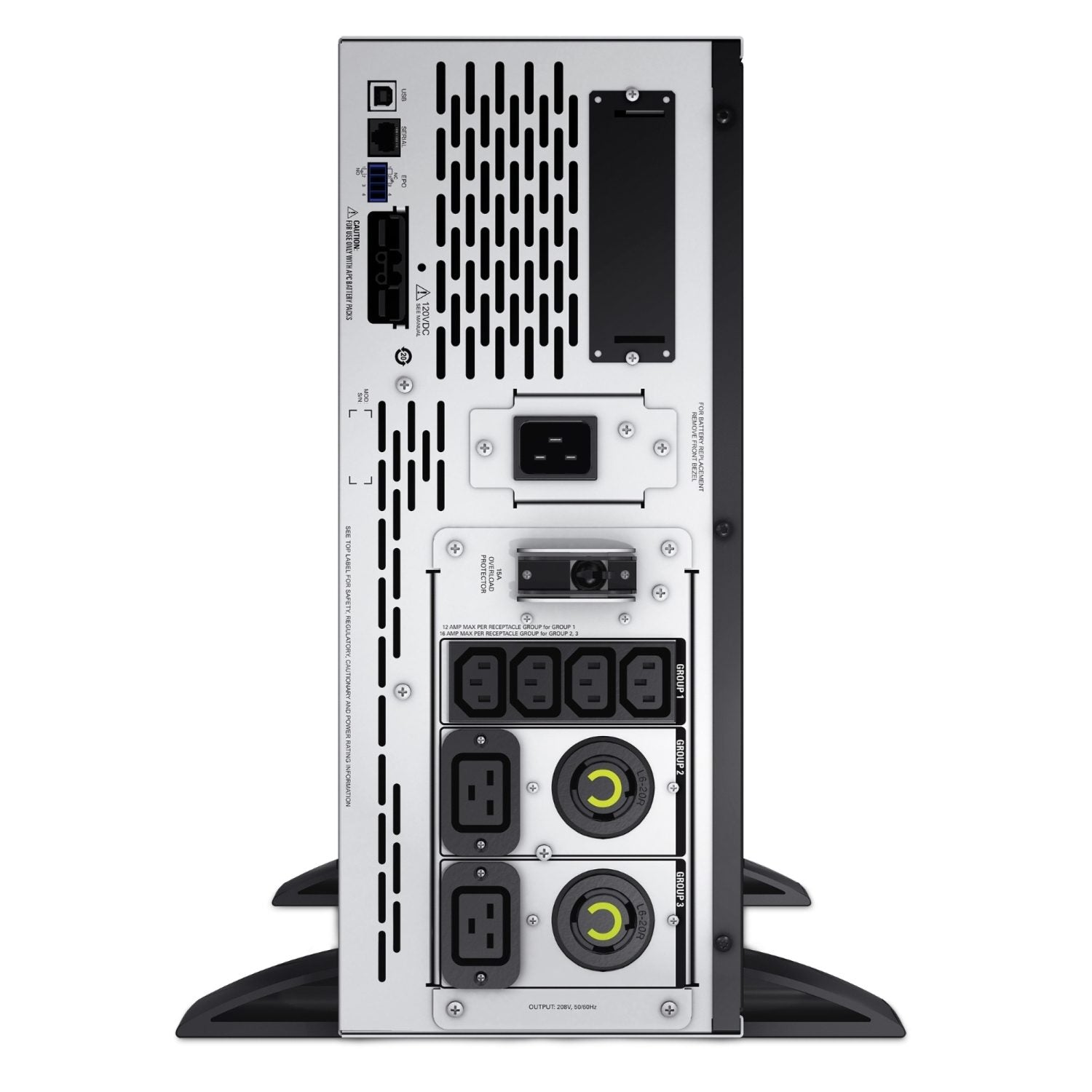 APC Smart-UPS X SMX 3kVA 4U Rack/Tower Convertible UPS — 208V, SmartSlot, Extended Runtime Capable, TAA Compliant