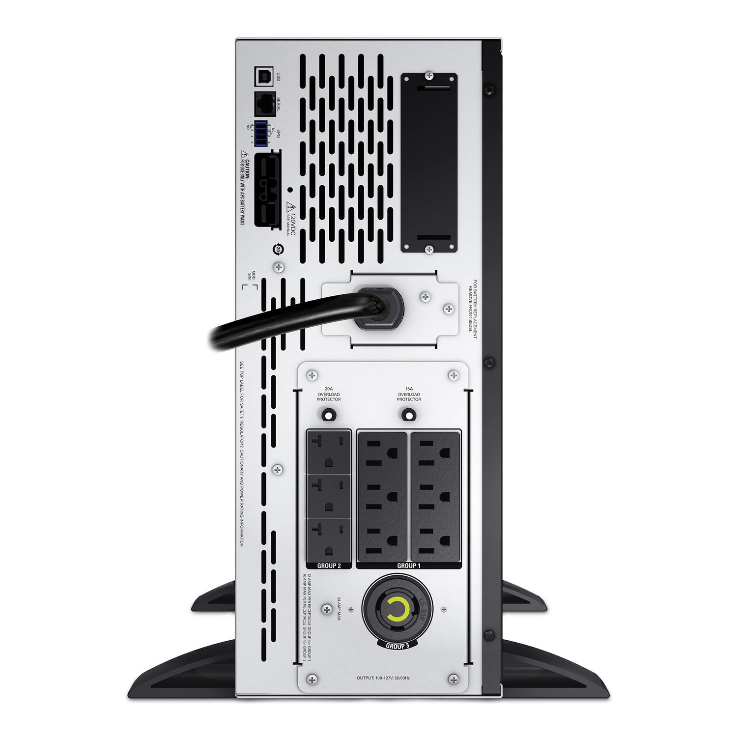 APC Smart-UPS X SMX 3kVA 4U Rack/Tower Convertible UPS — 120V (100-127V), SmartSlot, Extended Runtime Capable