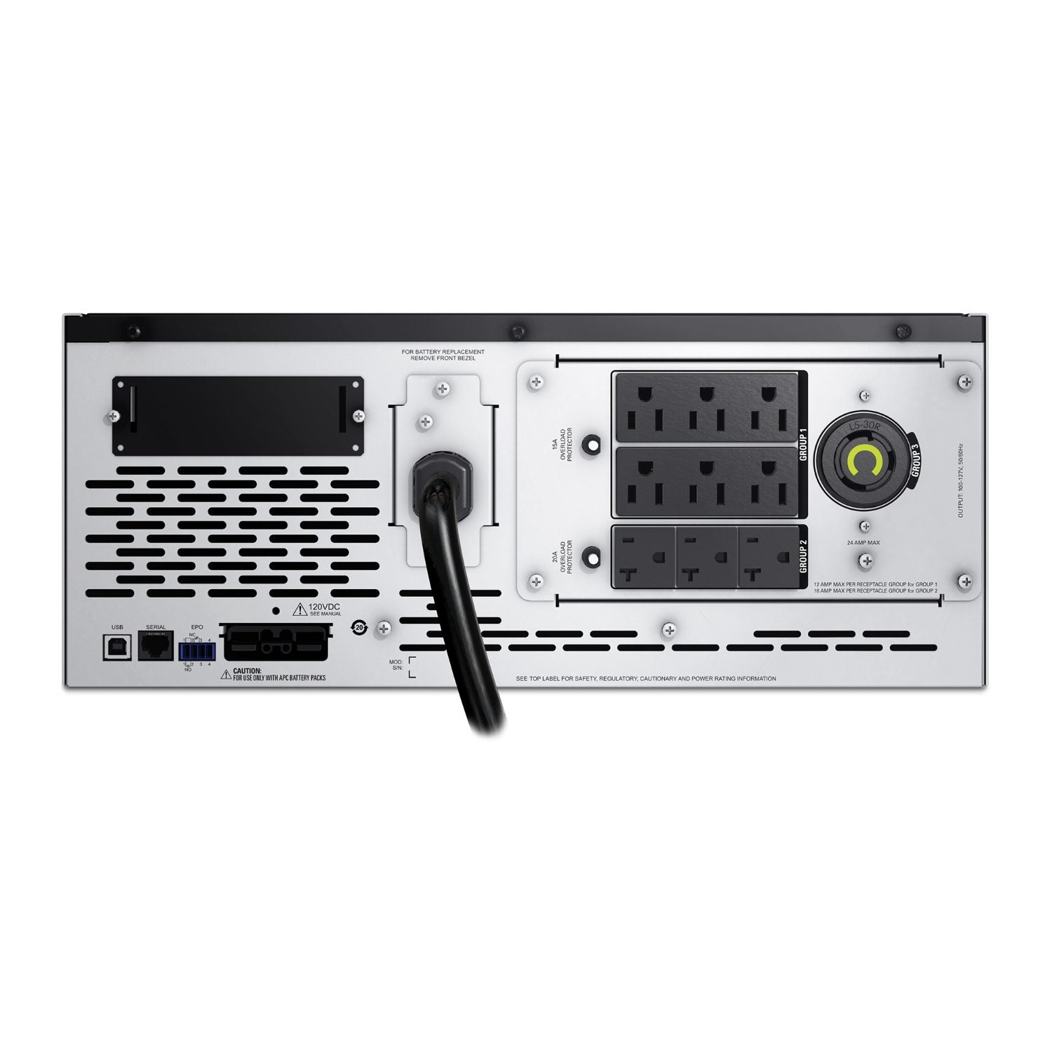 APC Smart-UPS X SMX 3kVA 4U Rack/Tower Convertible UPS — 120V (100-127V), SmartSlot, Extended Runtime Capable, TAA Compl