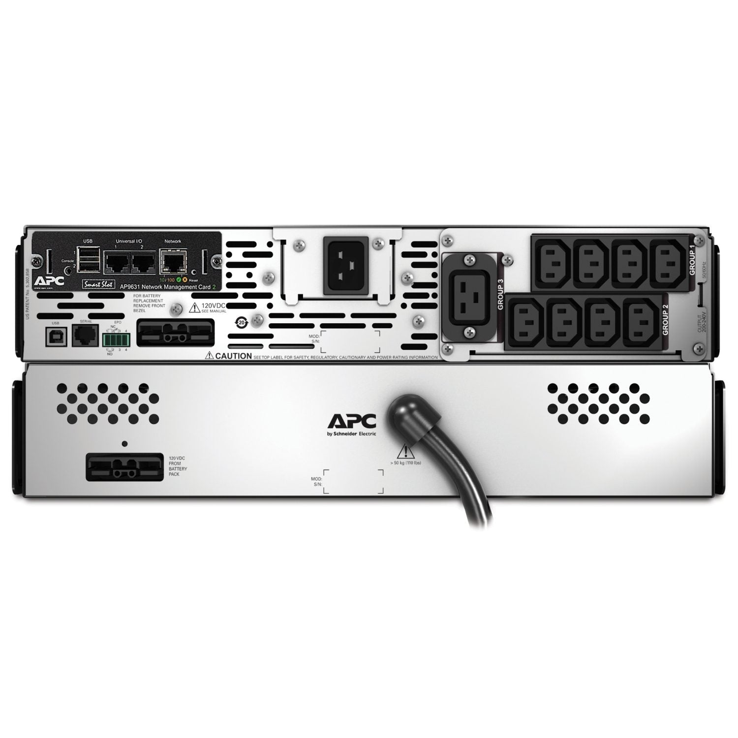 APC Smart-UPS X SMX 3kVA 2U Rack/Tower Convertible UPS — 208-230V, Network Card, Extended Runtime Capable