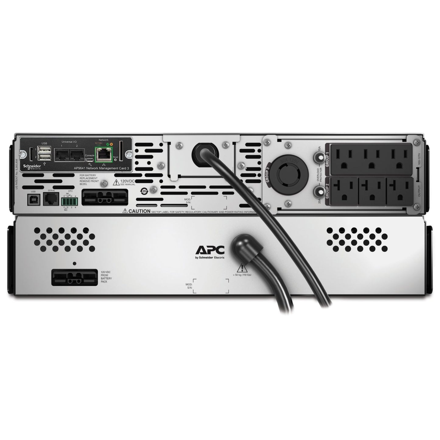 APC Smart-UPS X SMX 3kVA 2U Rack/Tower Convertible UPS — 120V (100-127V), Network Card, Extended Runtime Capable