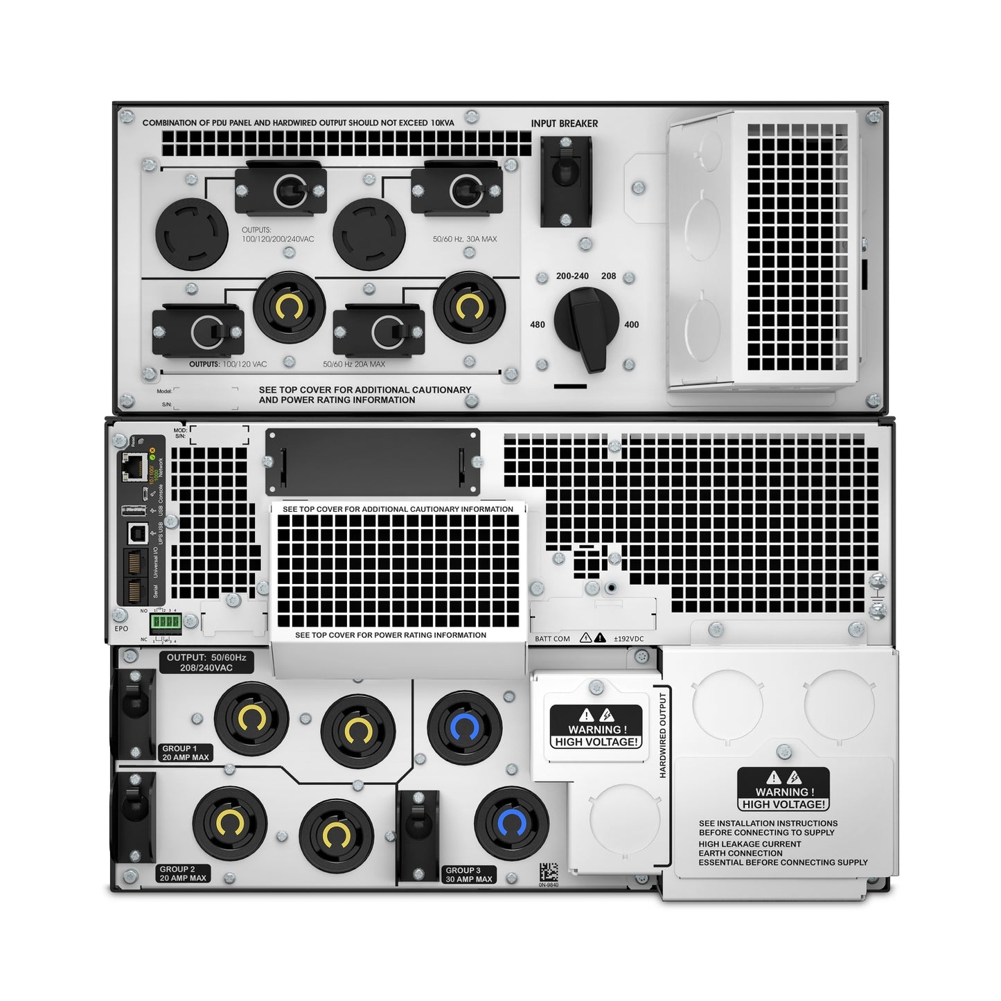 APC Smart-UPS SRT Step-Down Transformer 10kVA Rackmount — Step Down 208V to 120V