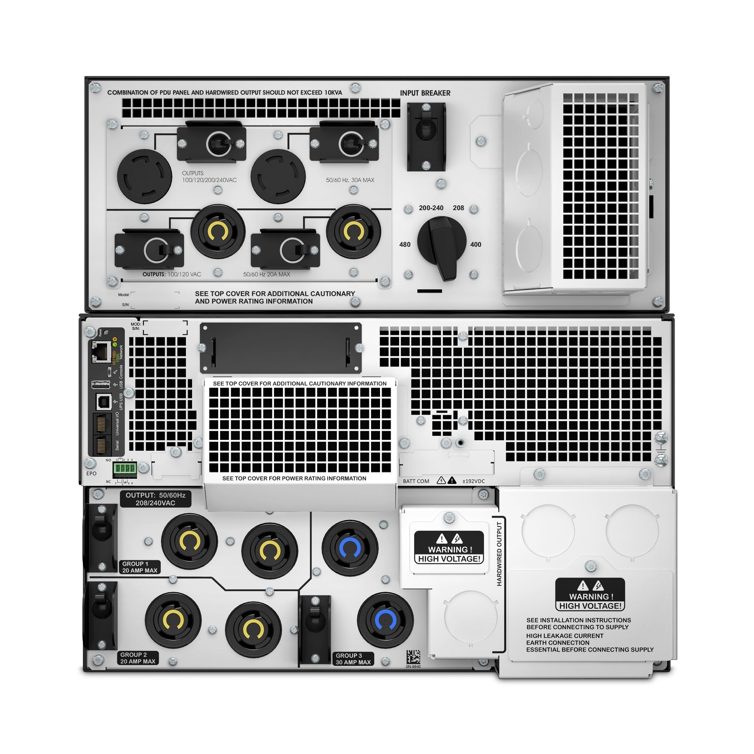 APC Smart-UPS SRT Step-Down Transformer 10kVA Rackmount — Step Down 208V to 120V